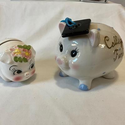 Ceramic piggy banks, College fund, Lefion