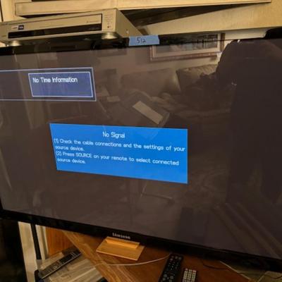 51" SAMSUNG TV WITH SONY DVD/CD PLAYER