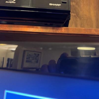 SHARP 42" TV AND BLUE RAY DISC PLAYER
