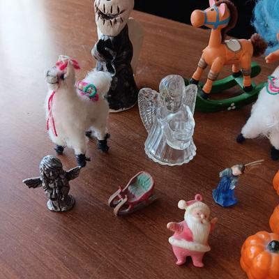 BRASS CONTAINER FROM INDIA, HARMONICA AND OTHER MISC ITEMS