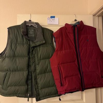 2 VESTS - XL