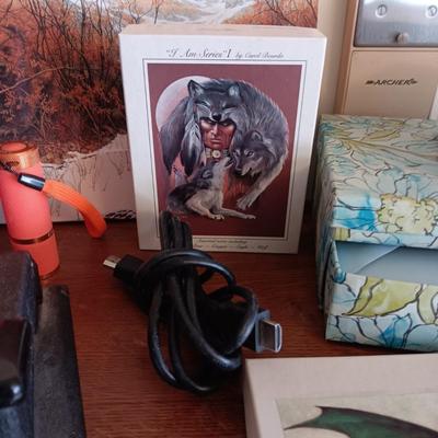 STATIONERY, NOTE CARDS, FLASHLIGHTS, STAPLER, PENCIL SHARPENER AND MORE