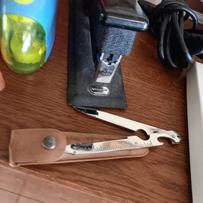 STATIONERY, NOTE CARDS, FLASHLIGHTS, STAPLER, PENCIL SHARPENER AND MORE