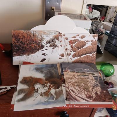 STATIONERY, NOTE CARDS, FLASHLIGHTS, STAPLER, PENCIL SHARPENER AND MORE