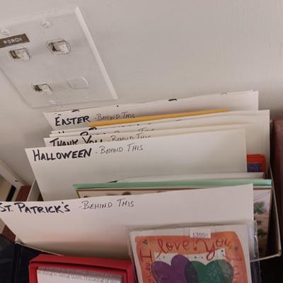 GREETING & NOTE CARDS, PENS/PENCILS, DESK ORGANIZER, STACKING BOXES AND MORE