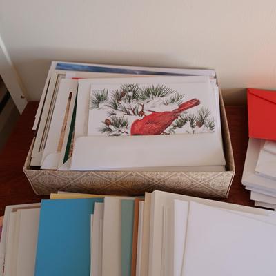 LARGE ASSORTMENT OF CHRISTMAS CARDS AND EXTRA ENVELOPES