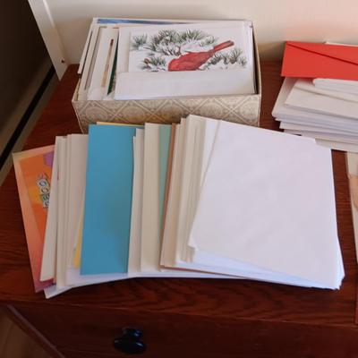 LARGE ASSORTMENT OF CHRISTMAS CARDS AND EXTRA ENVELOPES