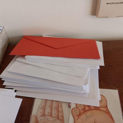 LARGE ASSORTMENT OF CHRISTMAS CARDS AND EXTRA ENVELOPES