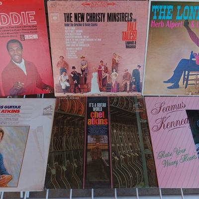 A COLLECTION OF VINYL RECORD ALBUMS (9)
