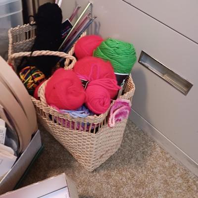 YARN, NEEDLES, EMBROIDERY HOOPS & MORE