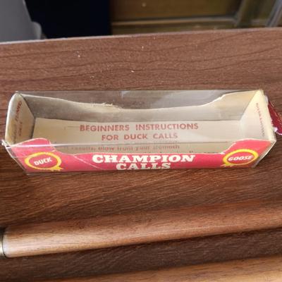 DIAMOND STUDDED CORE SAMPLE DRILLING BIT, RIFLE CLEANING ROD, DUCK CALL, HORN AND MORE