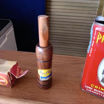 DIAMOND STUDDED CORE SAMPLE DRILLING BIT, RIFLE CLEANING ROD, DUCK CALL, HORN AND MORE