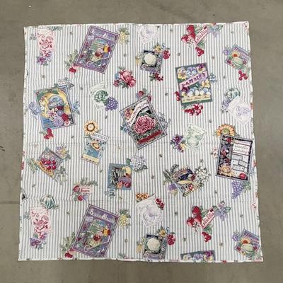 Quilted Baby Blanket Outdoors Spring Theme