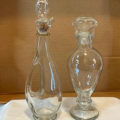 Vintage Avon genie bottle, Rare Avon decanter, both have stoppers attached