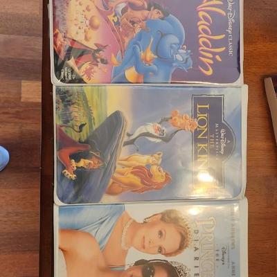 Four Disney VHS