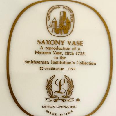 LENOX ~ Saxony Vase ~ From The Smithsonian Collection
