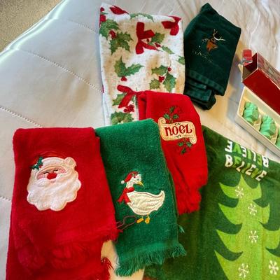 Christmas towels