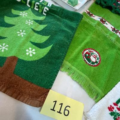 Christmas towels