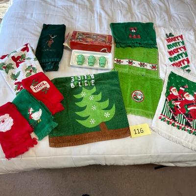 Christmas towels