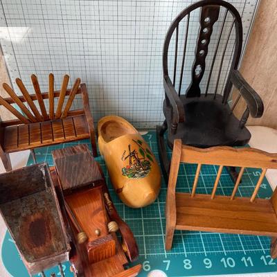 Wood items and clog