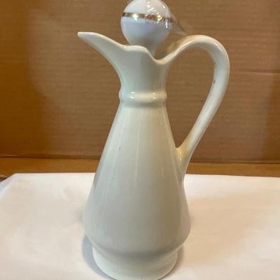 Vintage Lusterware pitcher w/stopper