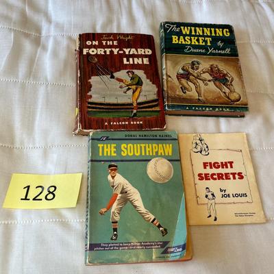 Vintage kids books on sports