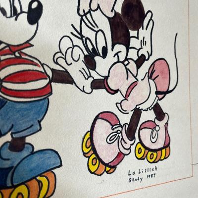 Mickey & Minnie Print