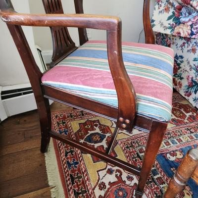 Vintage Chair & ottoman