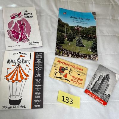 Play bills & other travel