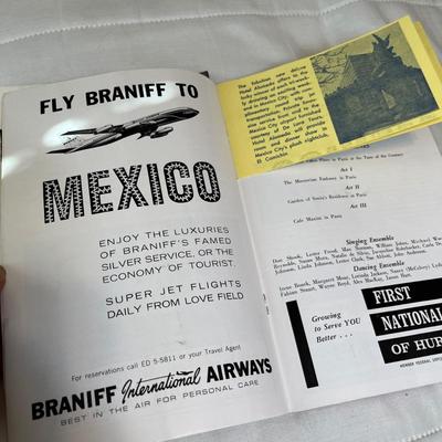 Play bills & other travel