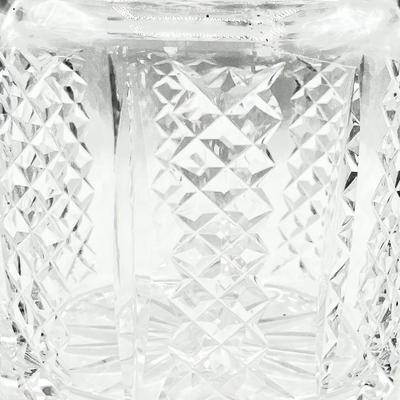 WATERFORD CRYSTAL ~ Hibernia ~ Crystal Biscuit Barrel With Lid