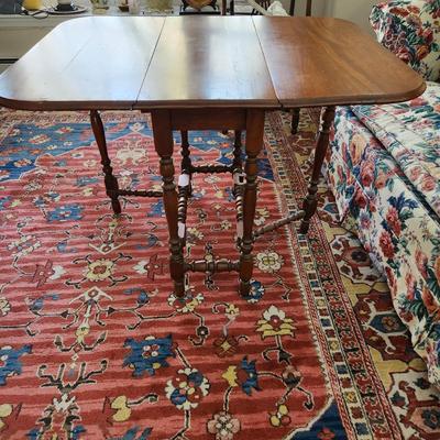 Vintage Dropleaf Gate-leg Table 32" x14 32"x 42"