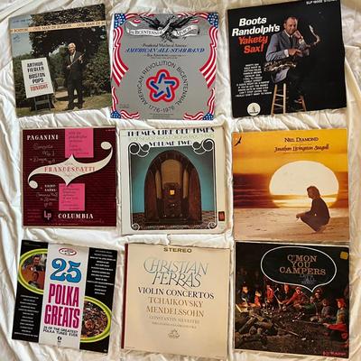 Lot of 9 albums, classics, country, Americana