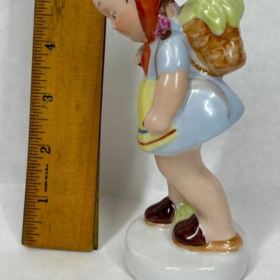 Vintage Royal Dux Bohemia Girl Farmer Figurine