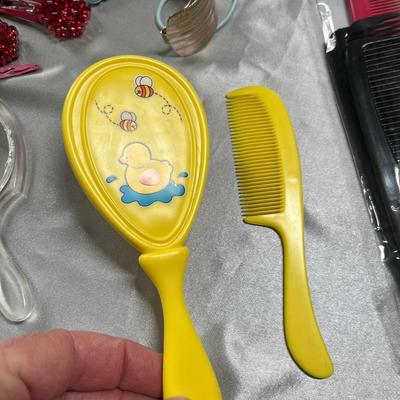 Lot of hair care items