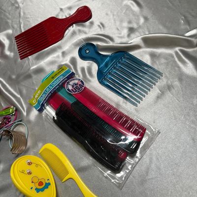 Lot of hair care items