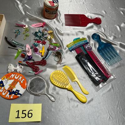 Lot of hair care items