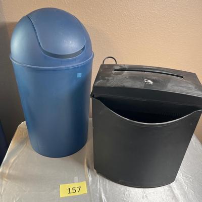 Shredder & trash can