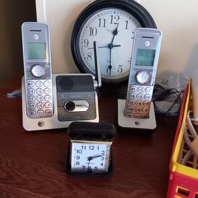 2 HANDSET CORDLESS PHONE, DIGITAL OUTLET TIMERS AND MORE