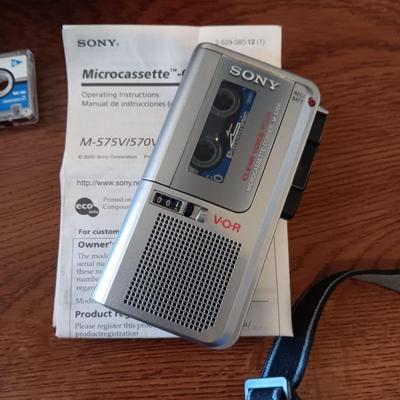 MAGLITE, TRAVEL ALARM CLOCK, TRANSLATOR, MICROCASSETTE RECORDER AND HEADLAMP