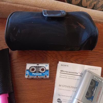 MAGLITE, TRAVEL ALARM CLOCK, TRANSLATOR, MICROCASSETTE RECORDER AND HEADLAMP