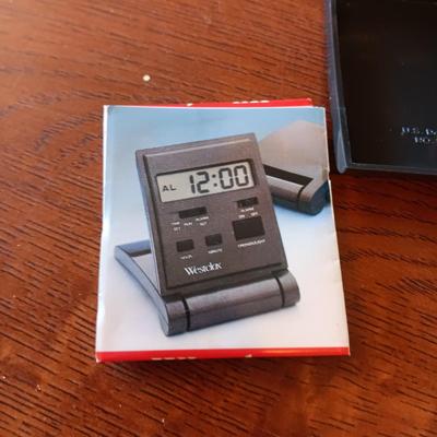 MAGLITE, TRAVEL ALARM CLOCK, TRANSLATOR, MICROCASSETTE RECORDER AND HEADLAMP