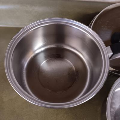 SIGNATURE PRESTIGE SAUCEPANS W/LIDS