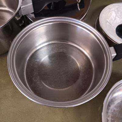 SIGNATURE PRESTIGE SAUCEPANS W/LIDS