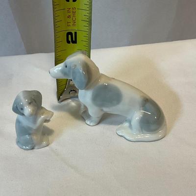 Vintage 1950s Mini porcelain dogs