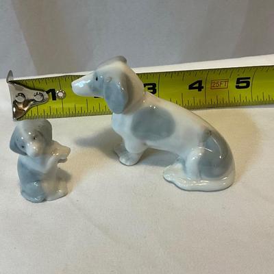 Vintage 1950s Mini porcelain dogs