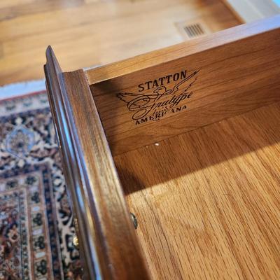 Statton Solid Wood Flip Top Server Bar Cabinet