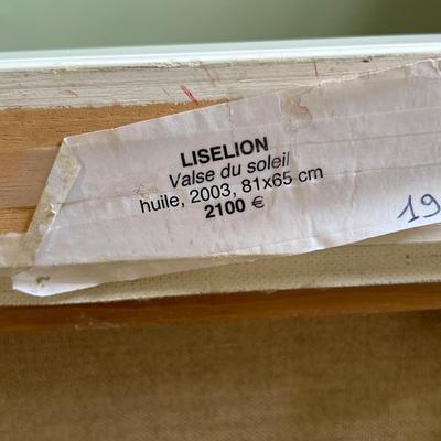 LISELION ~ Valse Du Soleil ~ Signed Original Framed Canvas
