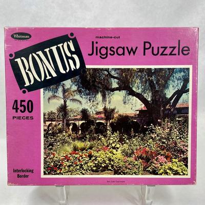 Vintage Machine Cut Whitman Jigsaw Puzzle 450 pieces verified