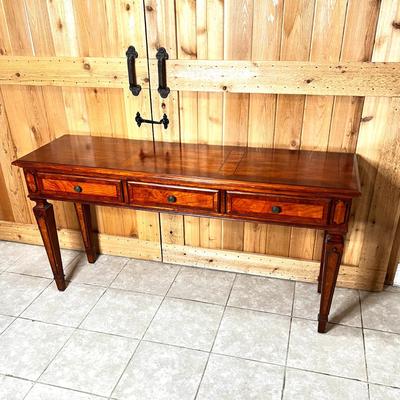 Solid Wood Sofa Console Table From Kornmeyer's Furniture in BR